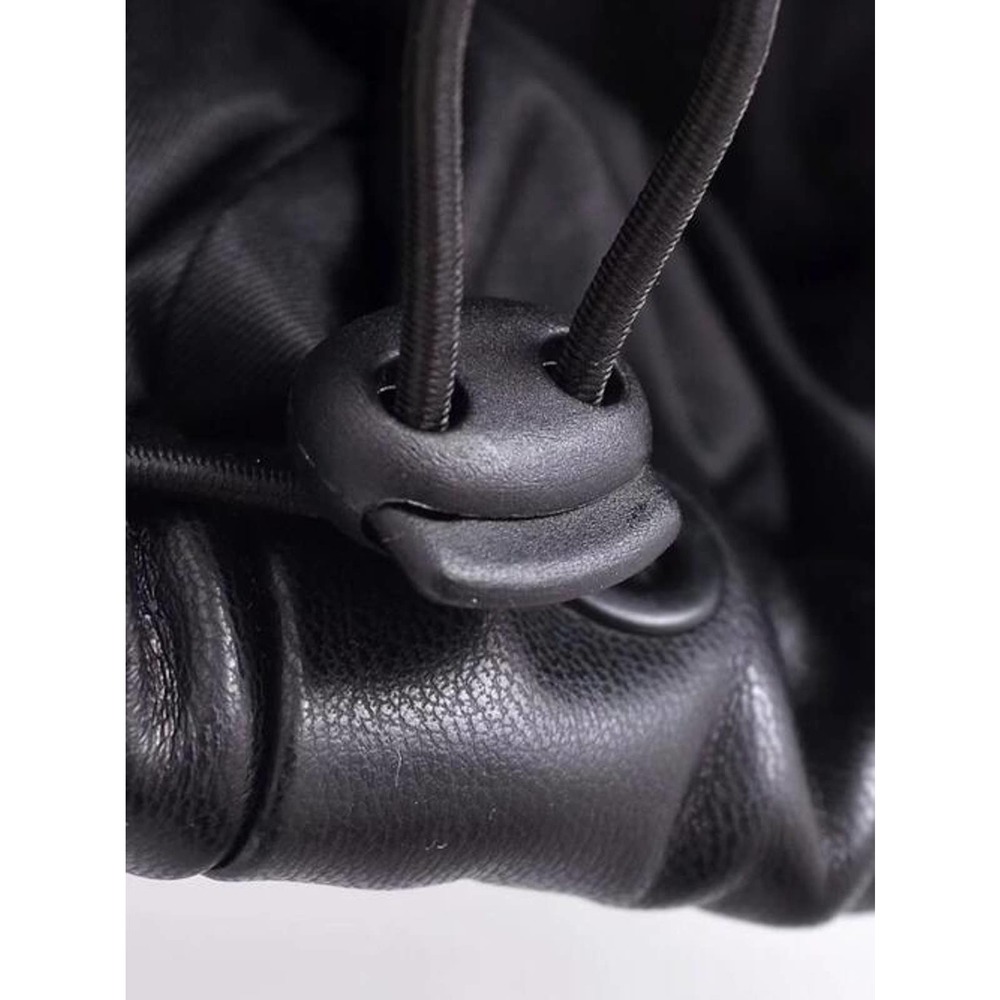 Vegan Leather Puffer Vest - Picture 6 of 11